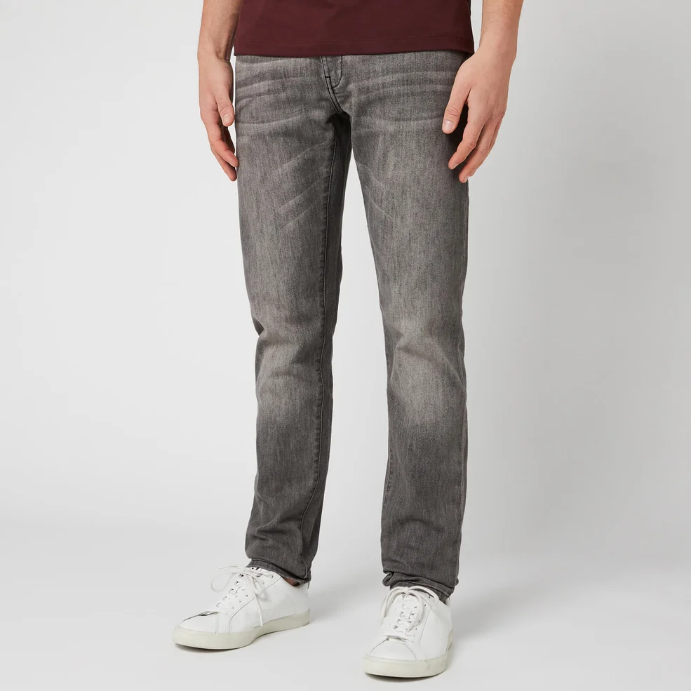 Emporio Armani Men's 5 Pocket Skinny Jeans - Denim Nero Image 1