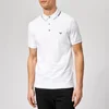 Emporio Armani Men's Collar Logo Polo Shirt - Bianco Ottico - Image 1