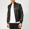 Emporio Armani Men's Leather Jacket - Nero - Image 1