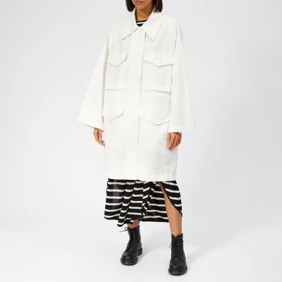 MM6 Maison Margiela Women's Woven Sporty Jacket - Off White