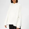 MM6 Maison Margiela Women's Oversized Hooded Sweatshirt - Off White - Image 1