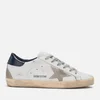 Golden Goose Women's Superstar Leather Trainers - White/Blue/Cream - Image 1