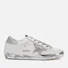 Golden Goose Women's Superstar Trainers - White/Silver Star Sparkle - Image 1