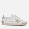 Golden Goose Women's Superstar Trainers - White Silver Metal Lettering - Image 1