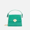 RIXO Women's Jemima Croc Bag - Emerald - Image 1