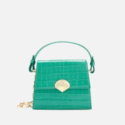 RIXO Women's Jemima Croc Bag - Emerald