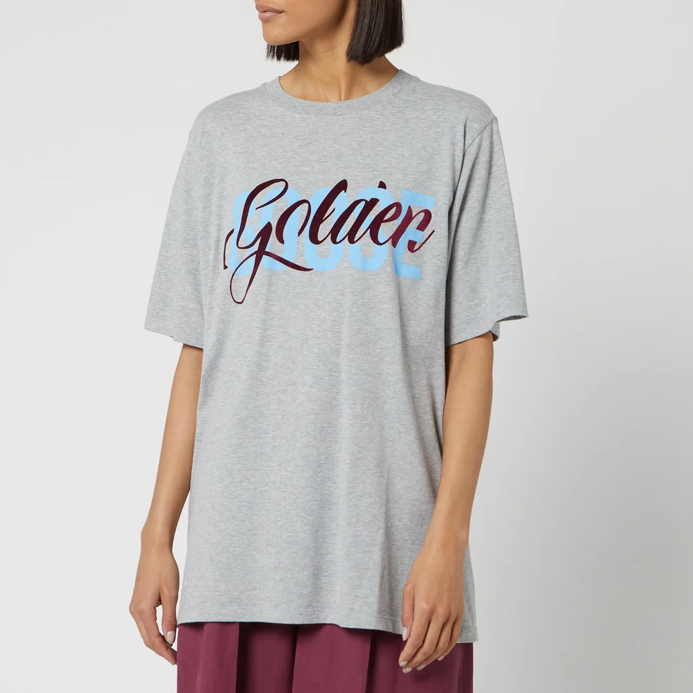 Golden Goose Women's Melita T-Shirt - Melgrey/Golden Entwine Image 1