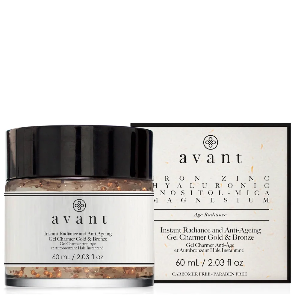 Avant Skincare Instant Radiance and Anti-Ageing Gel Charmer Gold & Bronze 60ml Image 1