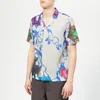 Folk Men's Soft Collar Shirt - Roller Print - Image 1