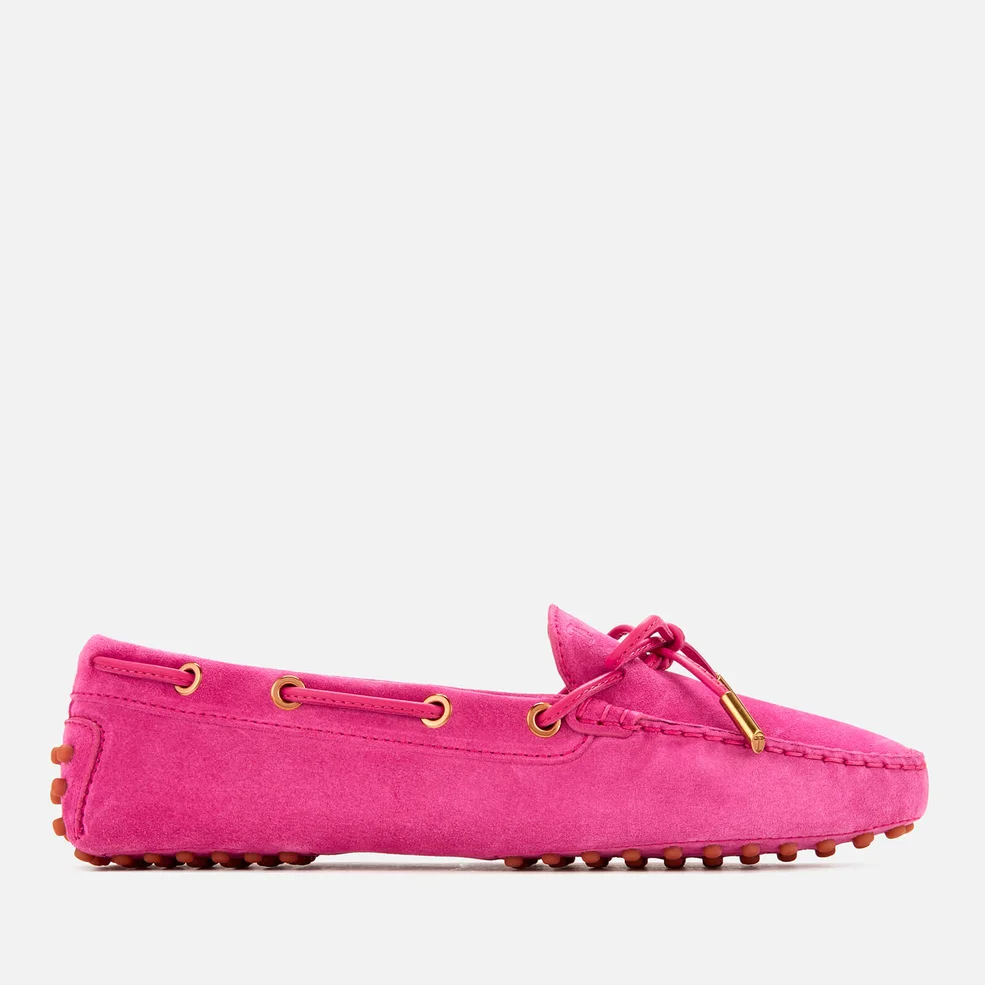 Tod's Women's Heaven Lace Up Driving Shoes - Fuxia Medio Image 1