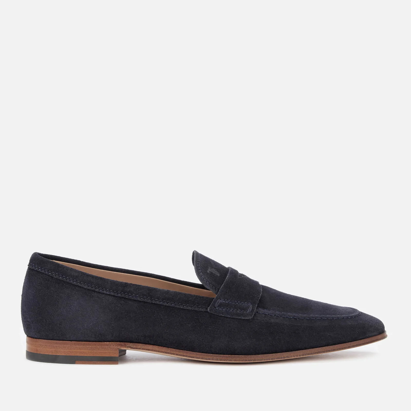 Tod's Men's Leather Moccasin Shoes - Galassia Scuro Image 1