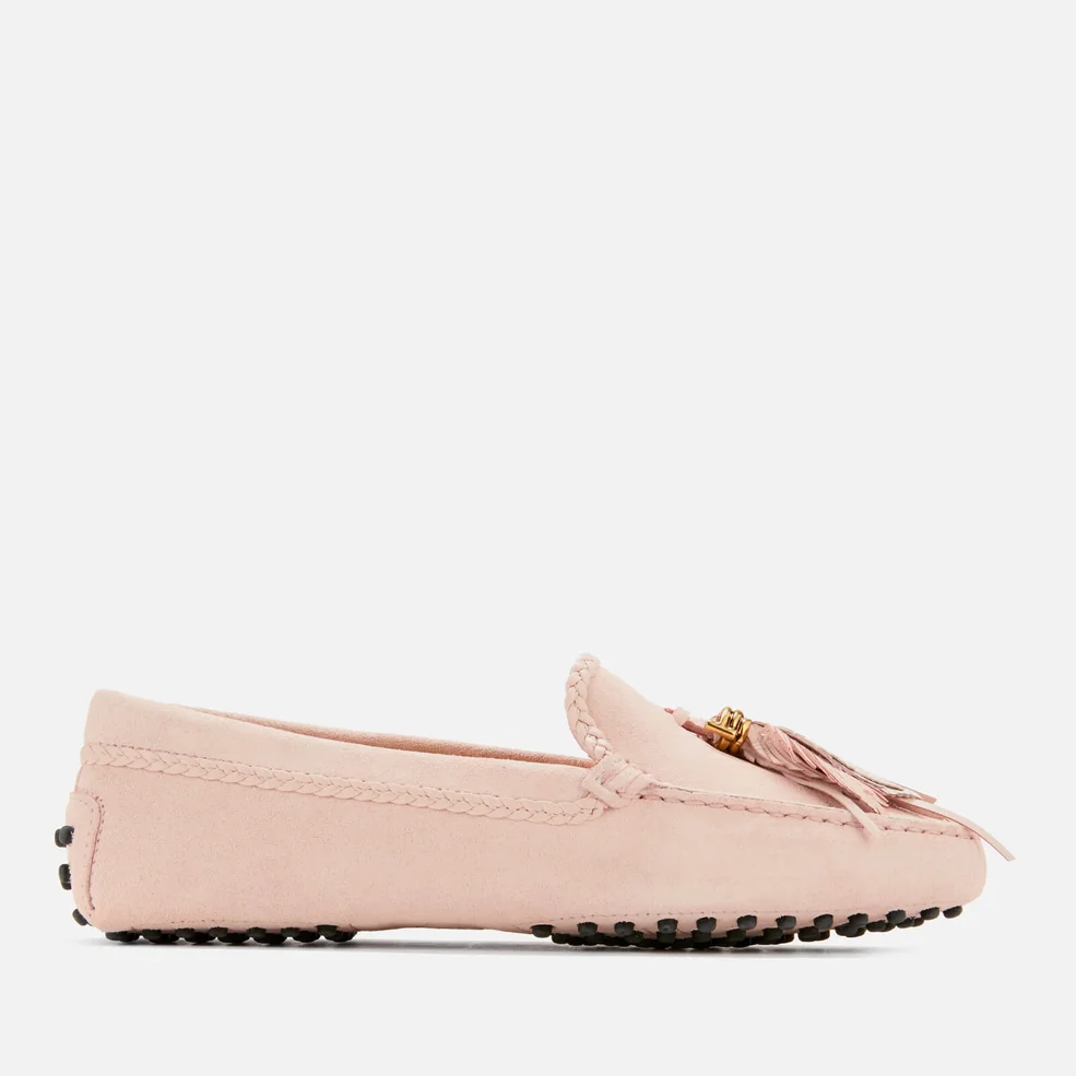 Tod's Women's Gommino Feather Moccasin Shoes - Glove Image 1