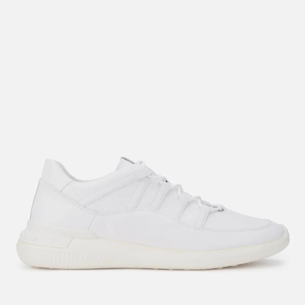 Tod's Men's Leather Runner Style Trainers - White Image 1