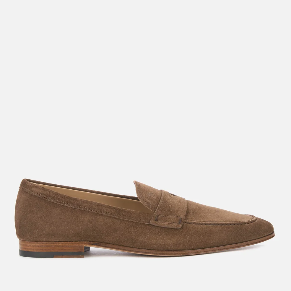 Tod's Men's Leather Moccasin Shoes - Noce Chiaro Image 1