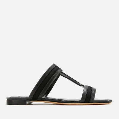 Tod's Women's Mule Flat Sandals - Nero