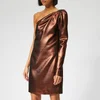 Victoria, Victoria Beckham Women's One Shoulder Twist Dress - Copper - Image 1
