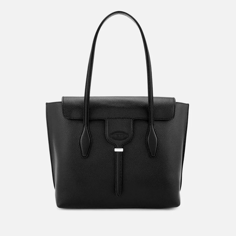 Tod's Women's Medium Handle Tote Bag - Black Image 1