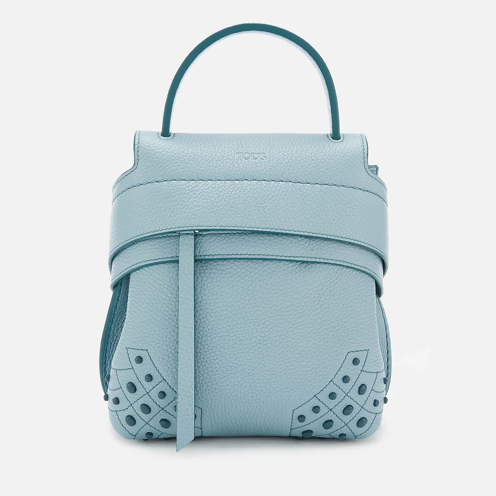 Tod's Women's Mini Gommini Backpack - Light Blue Image 1