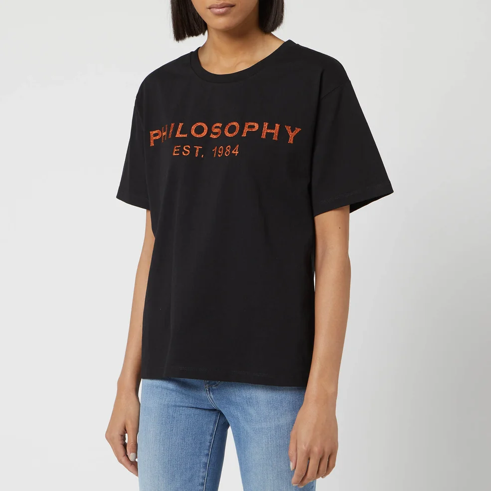 Philosophy di Lorenzo Serafini Women's Logo T-Shirt - Black Image 1