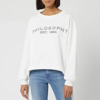Philosophy di Lorenzo Serafini Women's Logo Sweater - White
