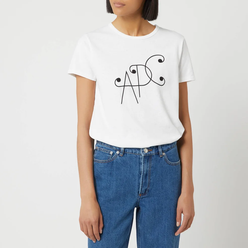 A.P.C. Women's Klee T-Shirt - White Image 1