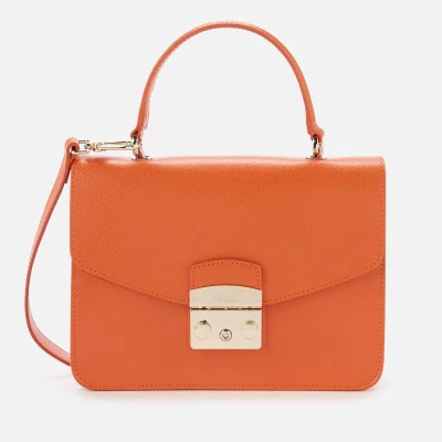 Furla Women's Metropolis Small Top Handle Bag - Mandarin