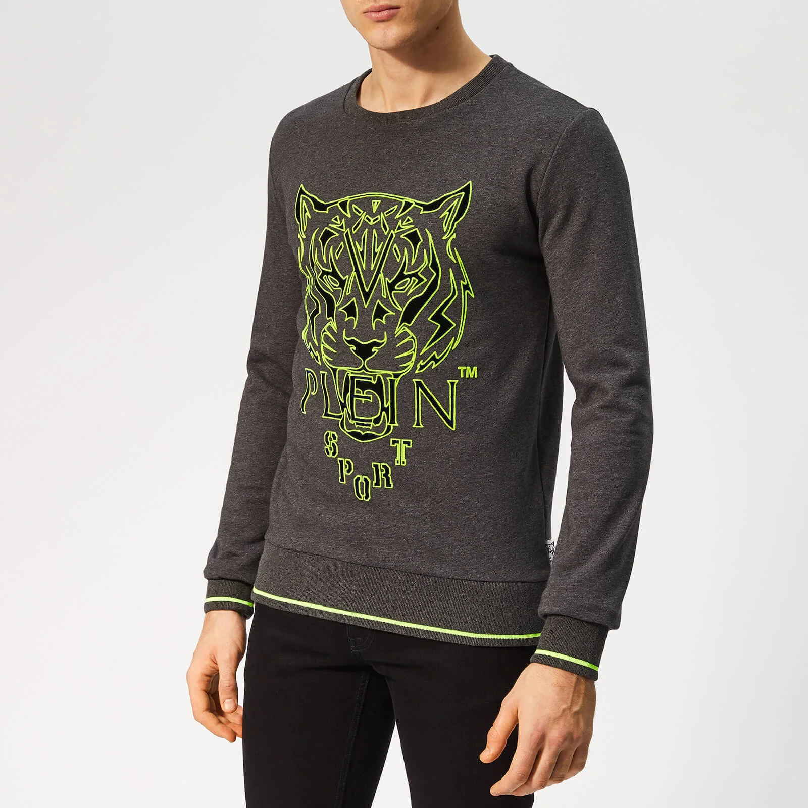 Plein Sport Men's Tiger Sweatshirt - Grey Image 1