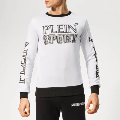Plein Sport Men's Statement Sweatshirt - White/Silver