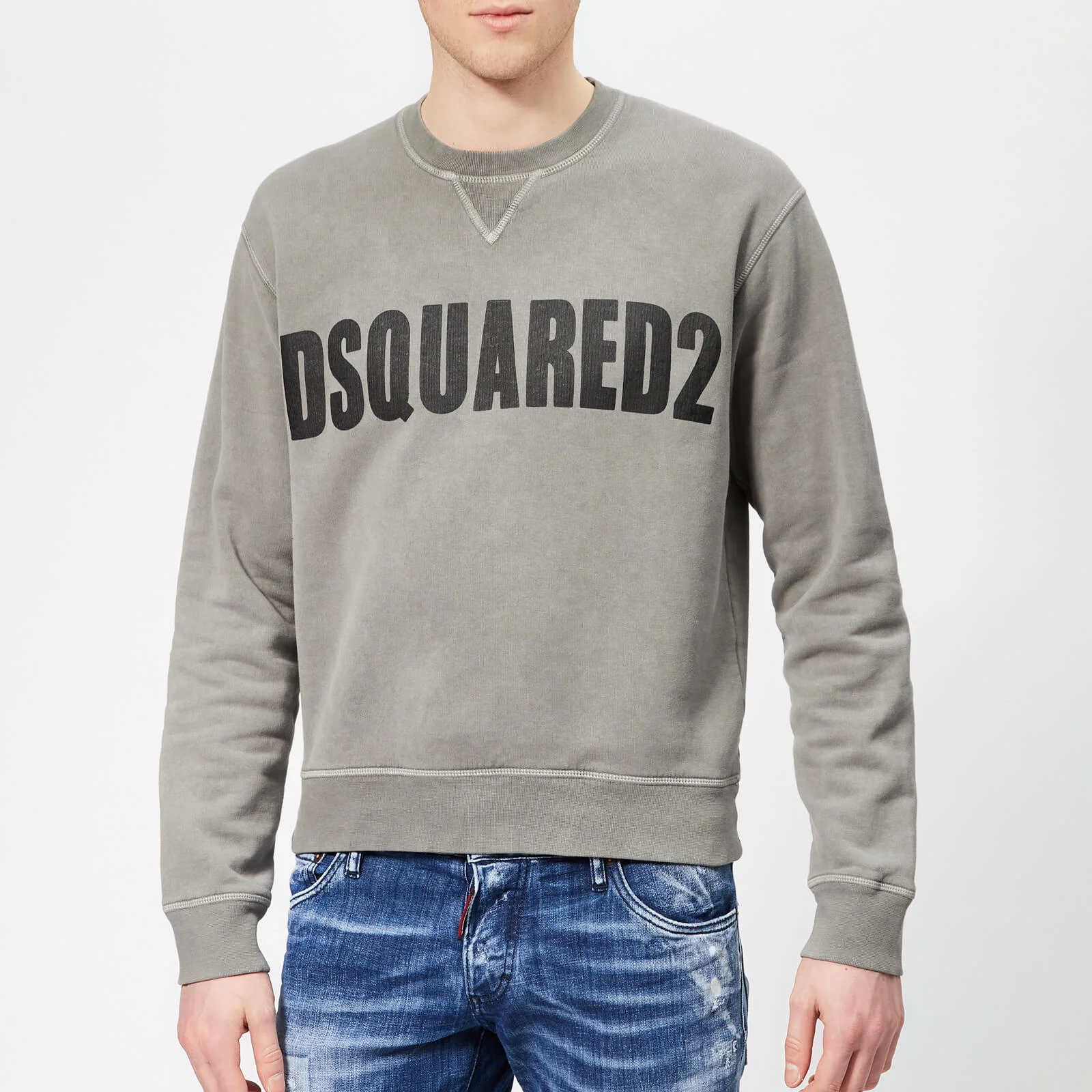 Dsquared2 Men's Dan Fit Sweatshirt - Grey Image 1