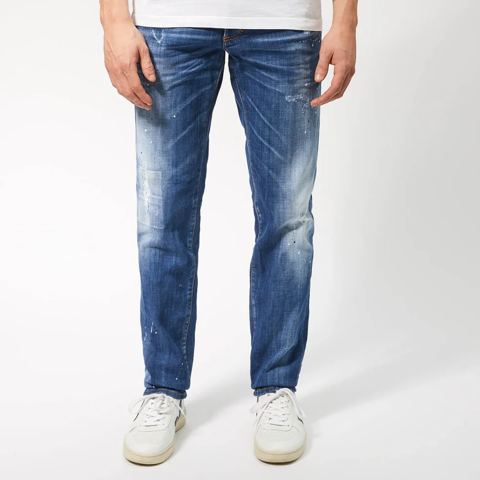 Dsquared2 Men's Slim Fit Jeans - Blue Image 1