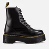 Dr. Martens Jadon Polished Smooth Leather 8-Eye Boots - Black - UK 3 - Image 1