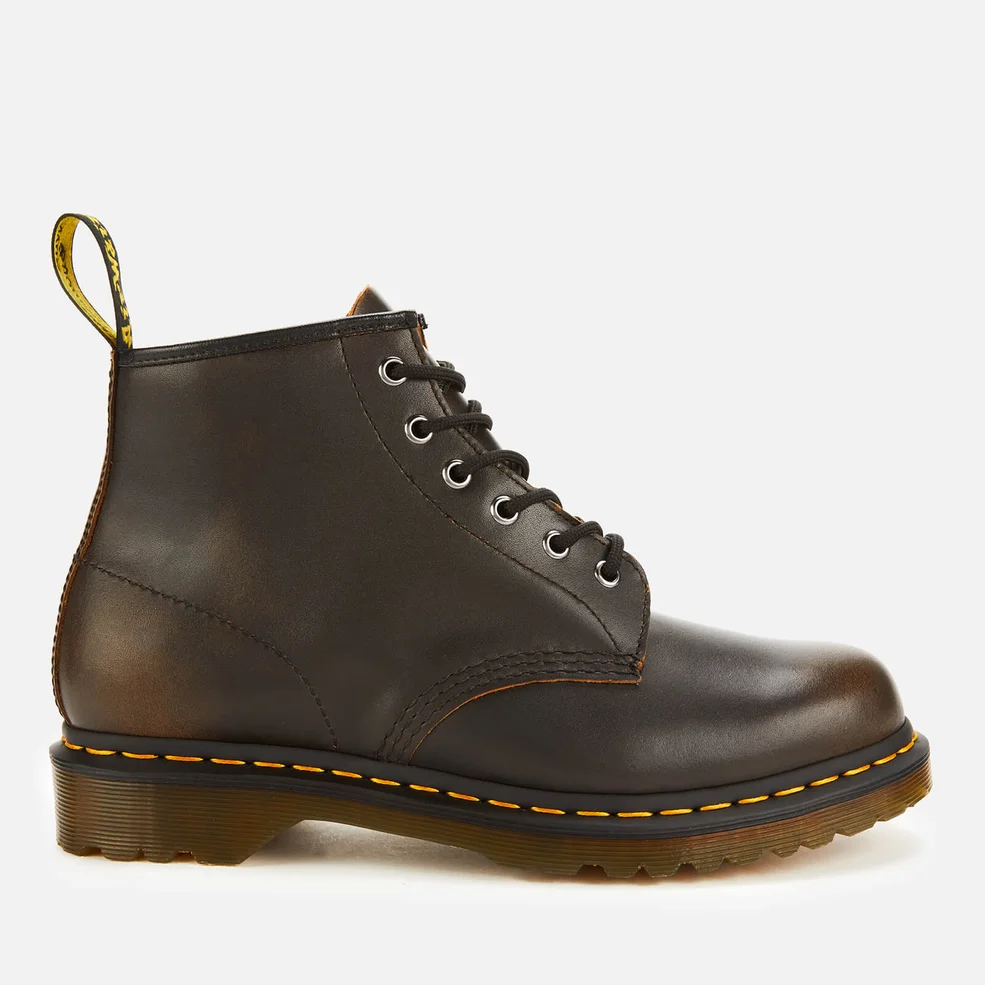 Dr. Martens Men's 101 Vintage Leather 6-Eye Boots - Butterscotch Image 1
