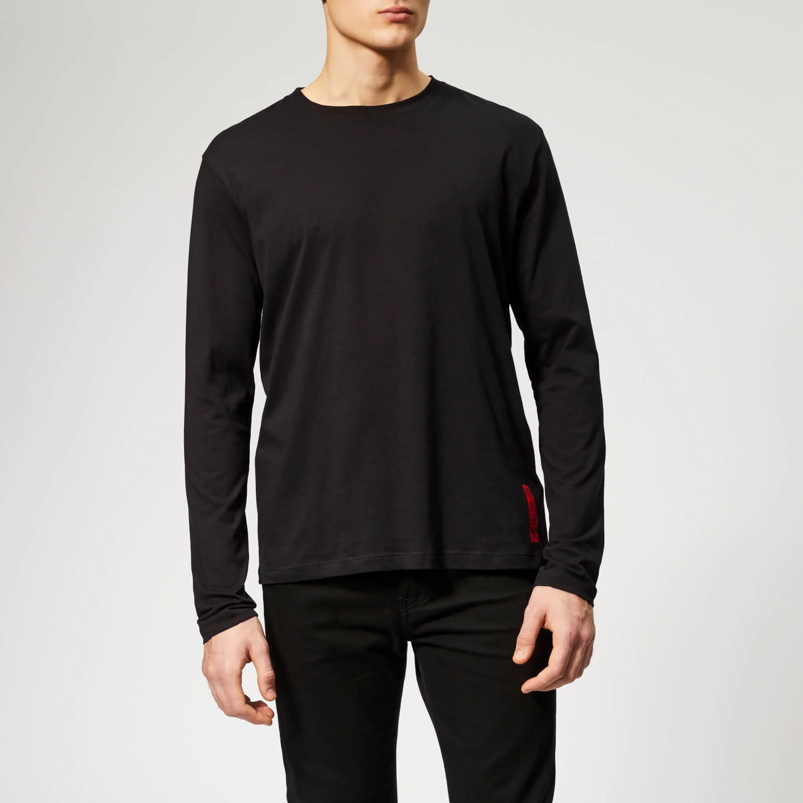 HUGO Men's Dasile Long Sleeve T-Shirt - Black Image 1