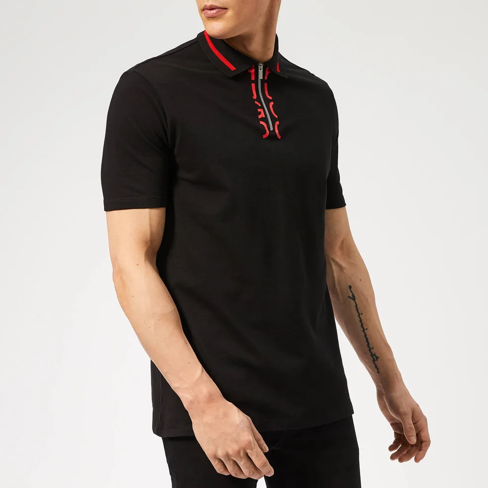 HUGO Men's Dolmar Polo Shirt - Black Image 1