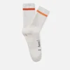 Satisfy Men's Reverse Tube Socks - Coral Stripe - Image 1