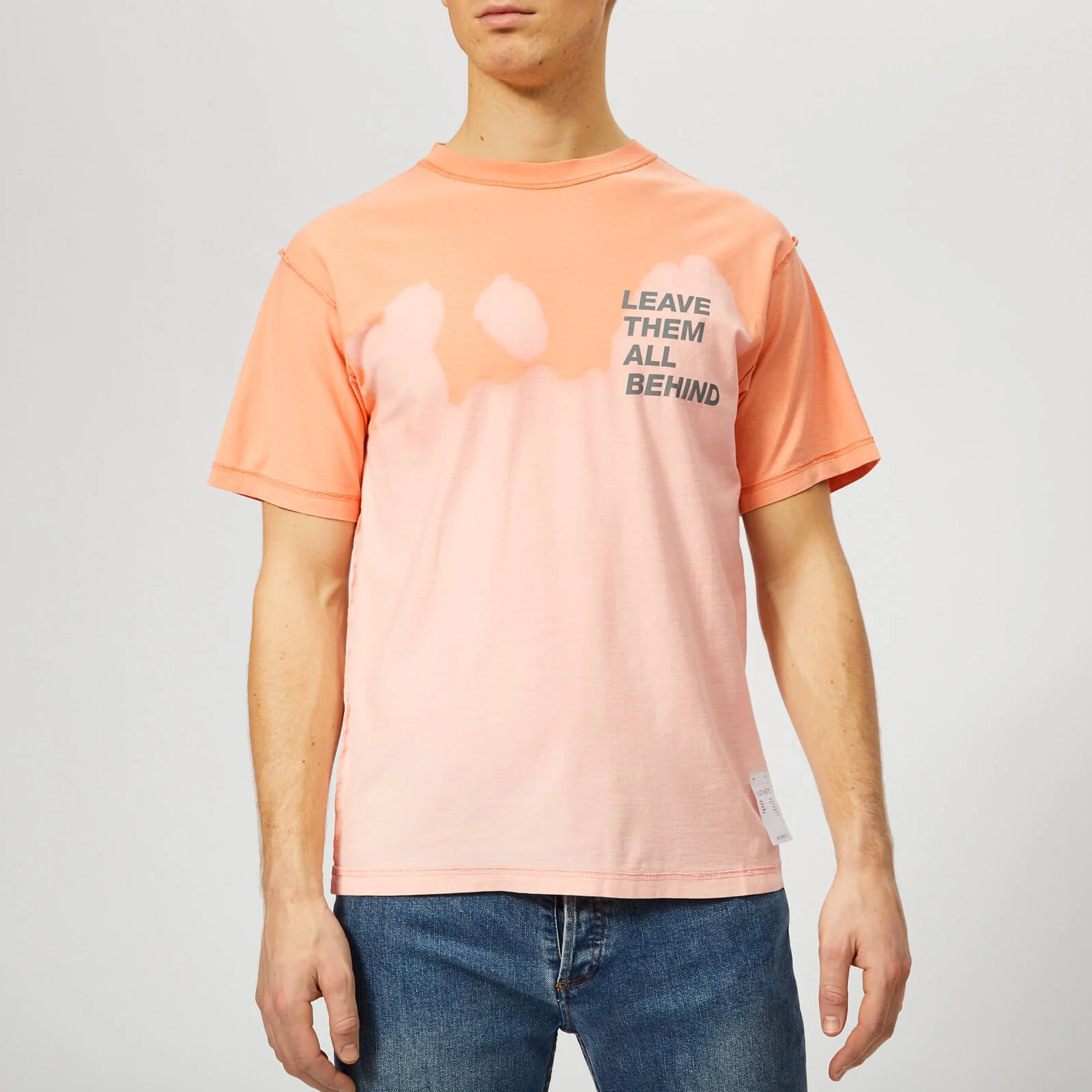 Satisfy Men's Reverse Short Sleeve T-Shirt - Bleach Coral Image 1
