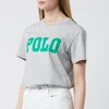 Polo Ralph Lauren Women's Big Polo Tee-Short Sleeve-Knit - Cobblestone Heather - Image 1