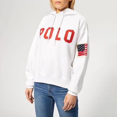 Polo Ralph Lauren Women's Relaxed Polo Hoodie - White