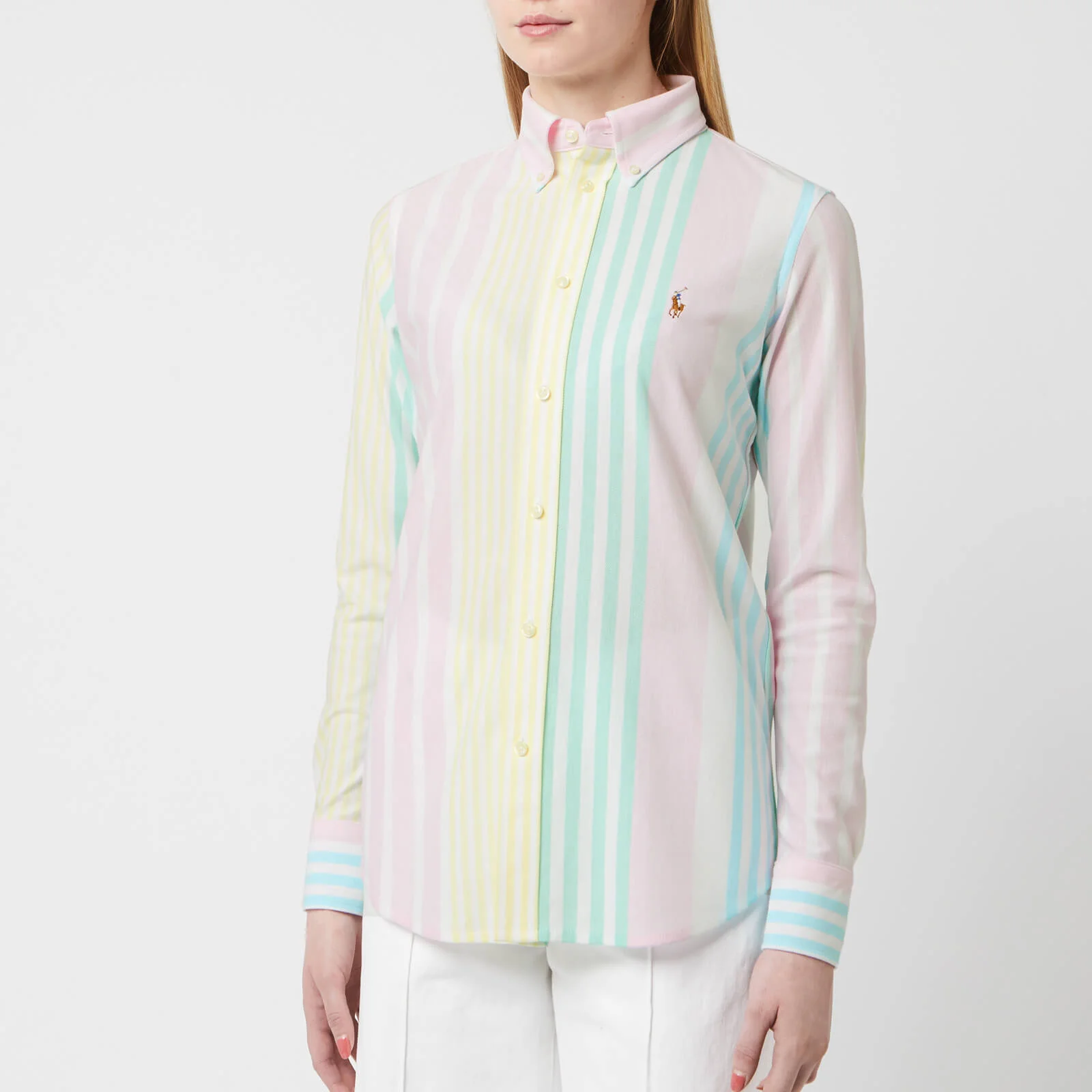 Polo Ralph Lauren Women's Striped Heidi Shirt - Multi Stripe Image 1