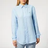 Polo Ralph Lauren Women's Relaxed Long Sleeve Shirt - Harbour Island Blue - Image 1
