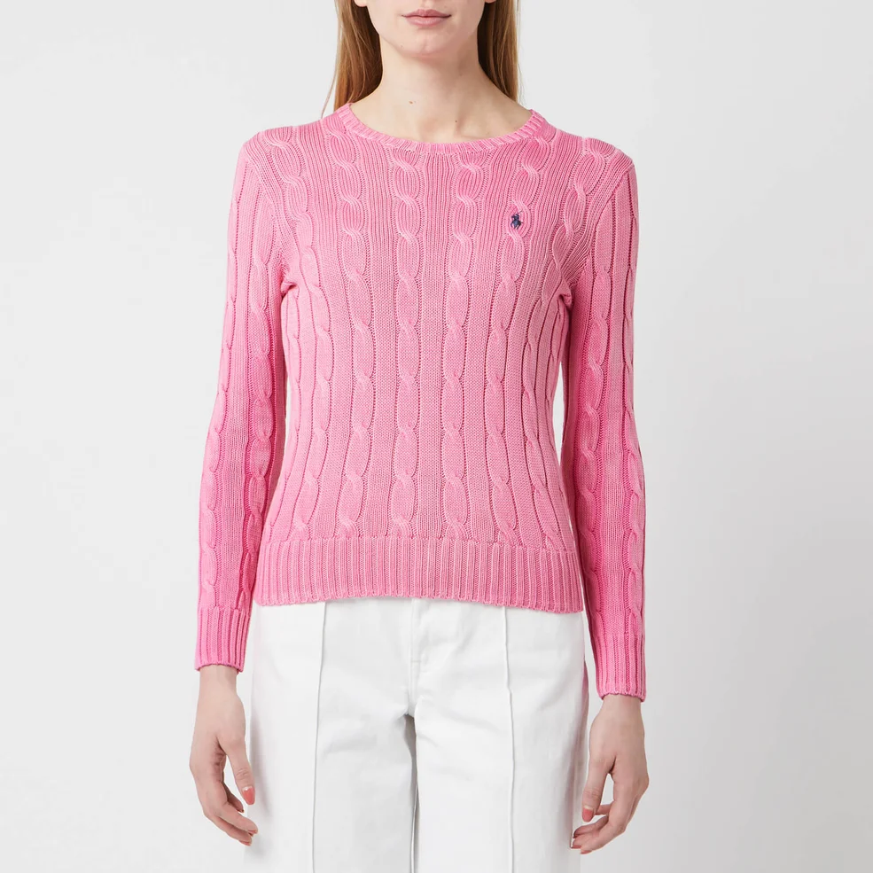 Polo Ralph Lauren Women's Julianna Sweater - Candy Pink Image 1