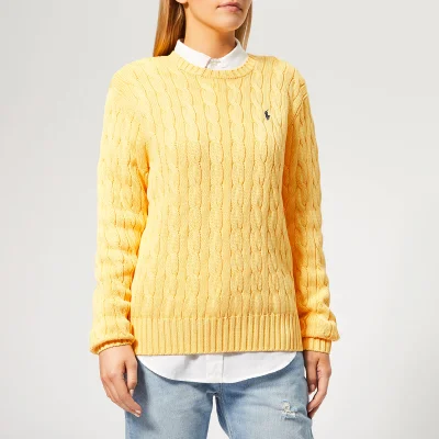 Polo Ralph Lauren Women's Cable Knit Sweater - Buttercream