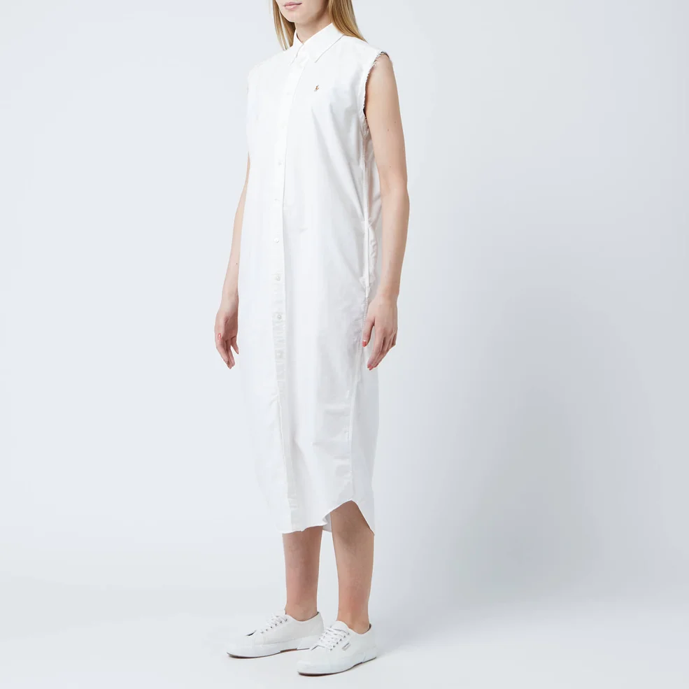 Polo Ralph Lauren Women's Sleeveless Casual Dress - White Image 1