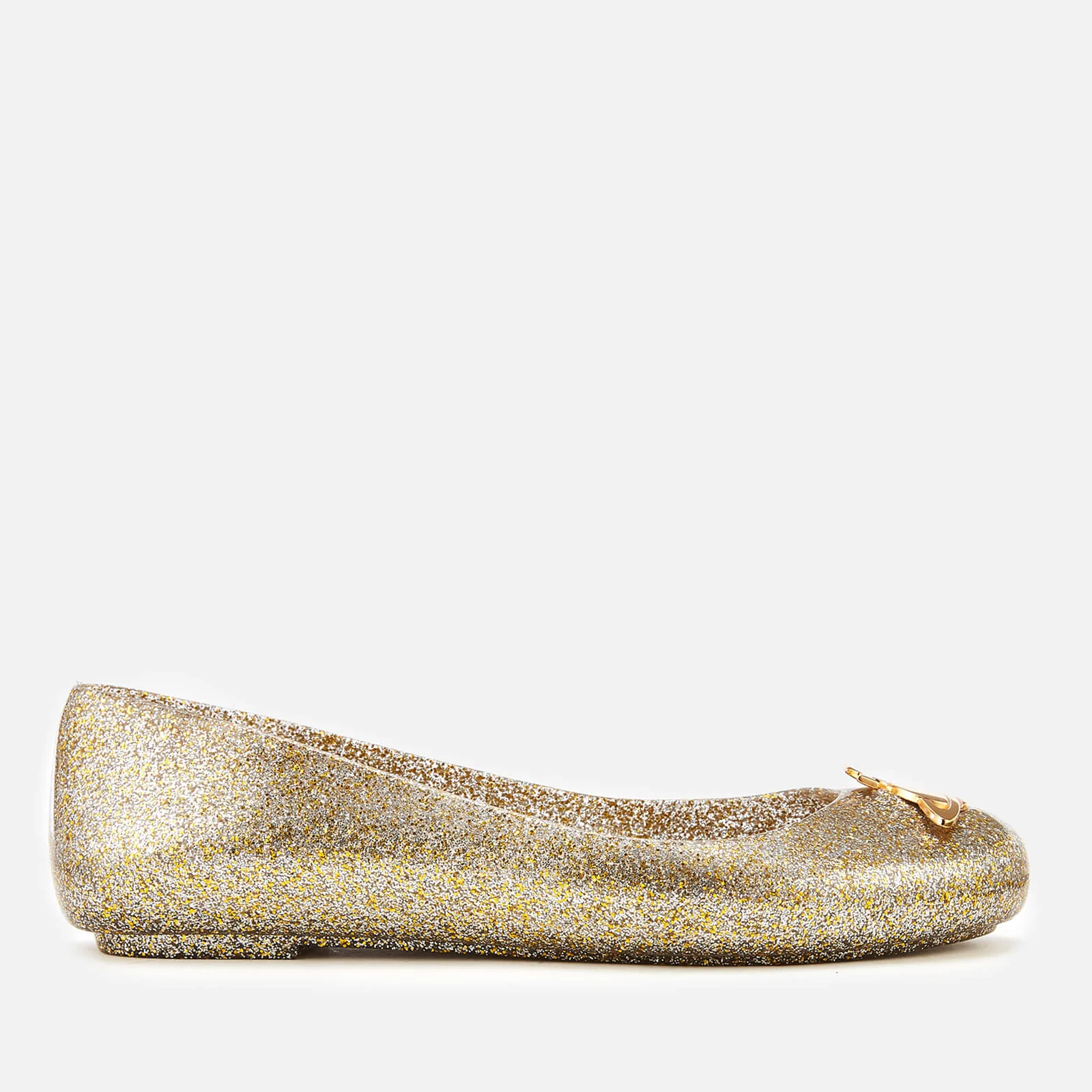 Vivienne Westwood for Melissa Women's Space Love 21 Ballet Flats - Gold Glitter Orb Image 1