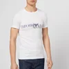 Emporio Armani Men's Script Logo T-Shirt - White - Image 1