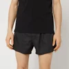 Emporio Armani Men's Tape Detail Swim Shorts - Black - Image 1