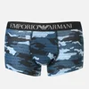 Emporio Armani Men's Trunk Boxer Shorts - Blue - Image 1