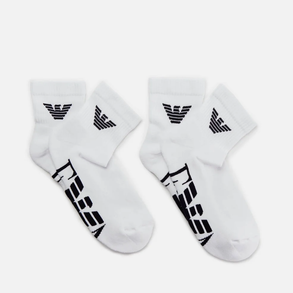 Emporio Armani Men's Sport Socks - White Image 1