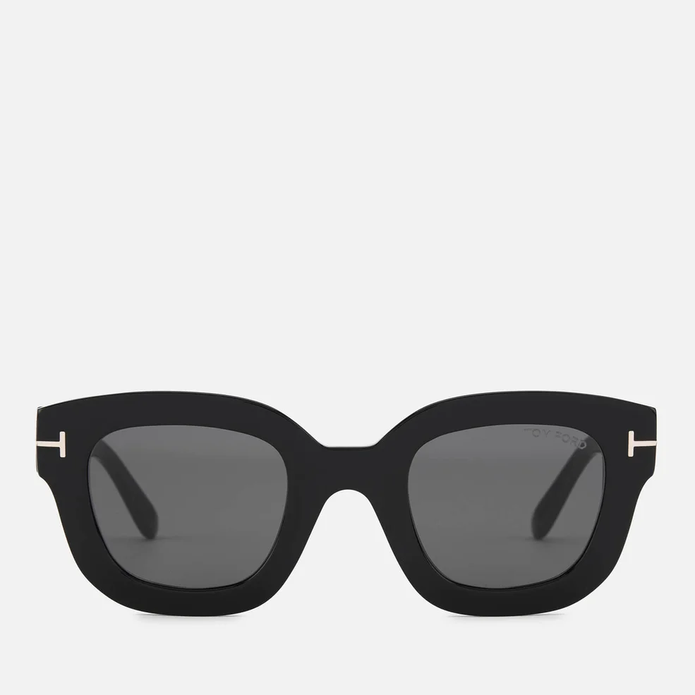 Tom Ford Women's Pia Sunglasses - Black/Smoke Image 1