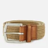 Polo Ralph Lauren Men's Braided Fabric Stretch Belt - Timber Brown - Image 1